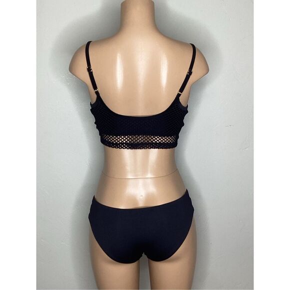 New. Robin Piccone black net bikini. Small . Retails $214 - Picture 4 of 7